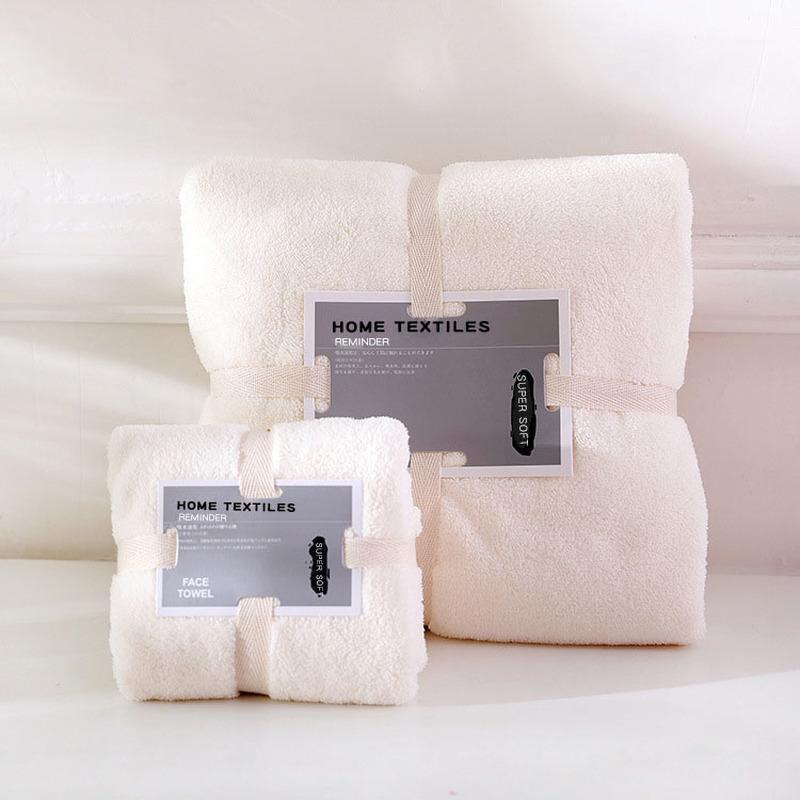 

Creativity Coral Velvet Super Wather Absorbent Bath Towels for Adults Face Towel Bath Towel Set Soft Cozy Universal Bathroom Set1, Green