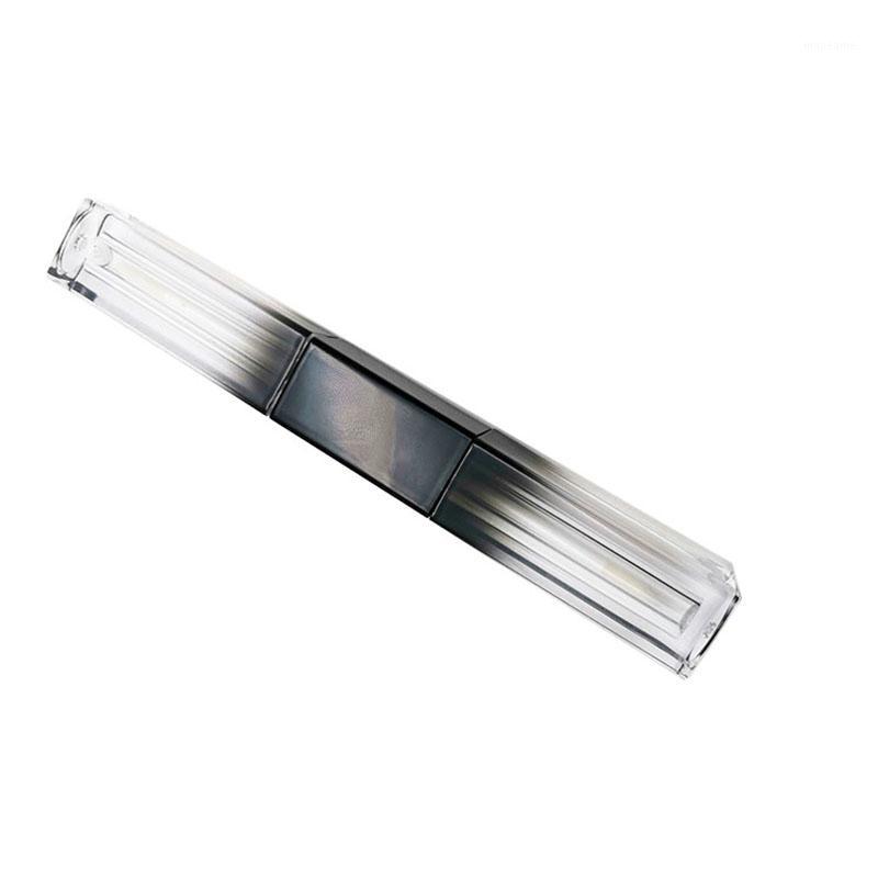 

Square Double Head Transparent Gradient Black Lip Gloss Tube Black Gradient Custom Lip Gloss Tube Container1