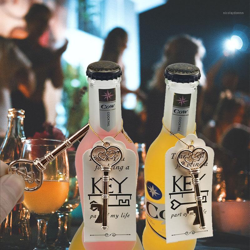 

Custom Key bottle opener DIY Bridal shower bachelorette party wedding gifts with candy boxes for guests1