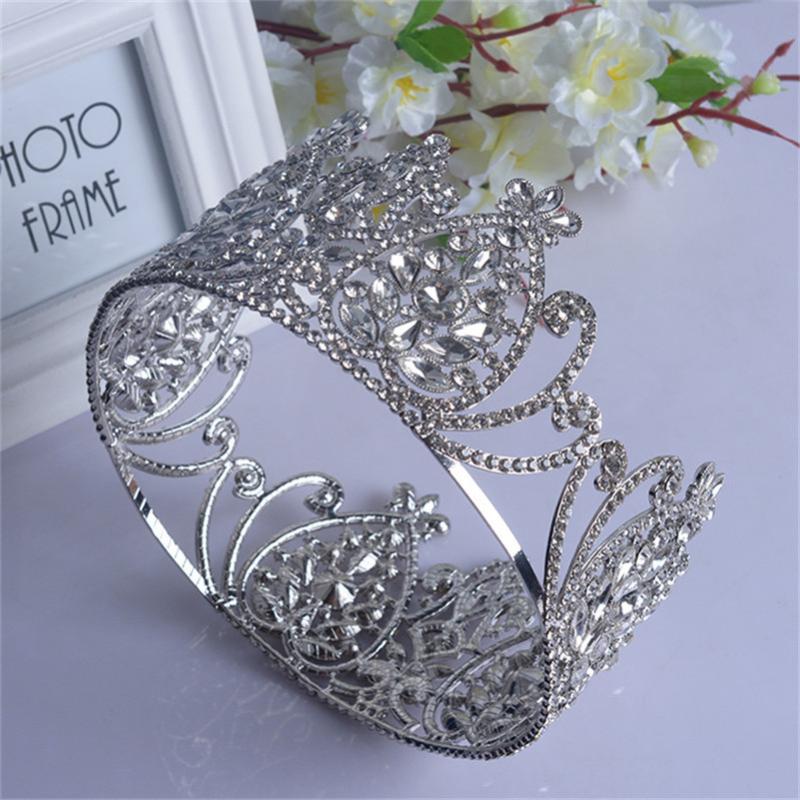 

Wedding Crown Big Crowns Luxury Shine CZ Stone Hair Accessories for Bridal Engagement High Quality Fashion Jewelry Gift HG160