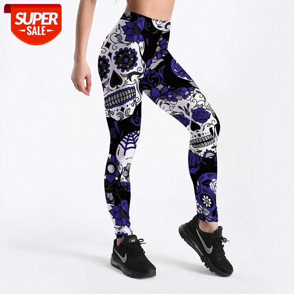 

20 styles Women Fashion Legging Skull Head Love Mask Blood Printing leggings Slim High Waist Leggings Woman Sexy Pants #aY38, Black;white