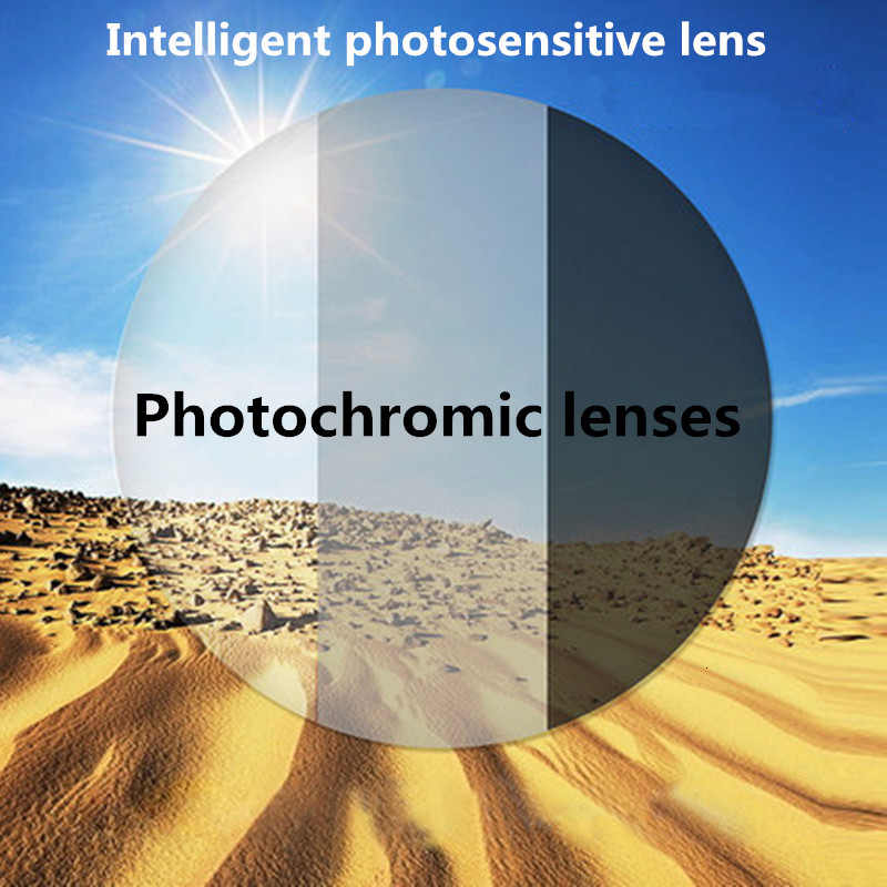 

2021 New 1.56 1.61 1.67 Lent Index Photochromic Lense Color Changed Over Lens of Optical Prescription Sunglasses Mv7z