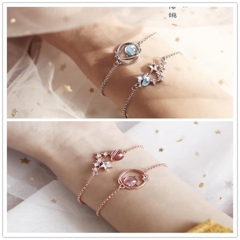 

Timlee B017 New Originality Star Planet Universe Rhinestone Alloy Bracelets Fashion Accessories wholesale