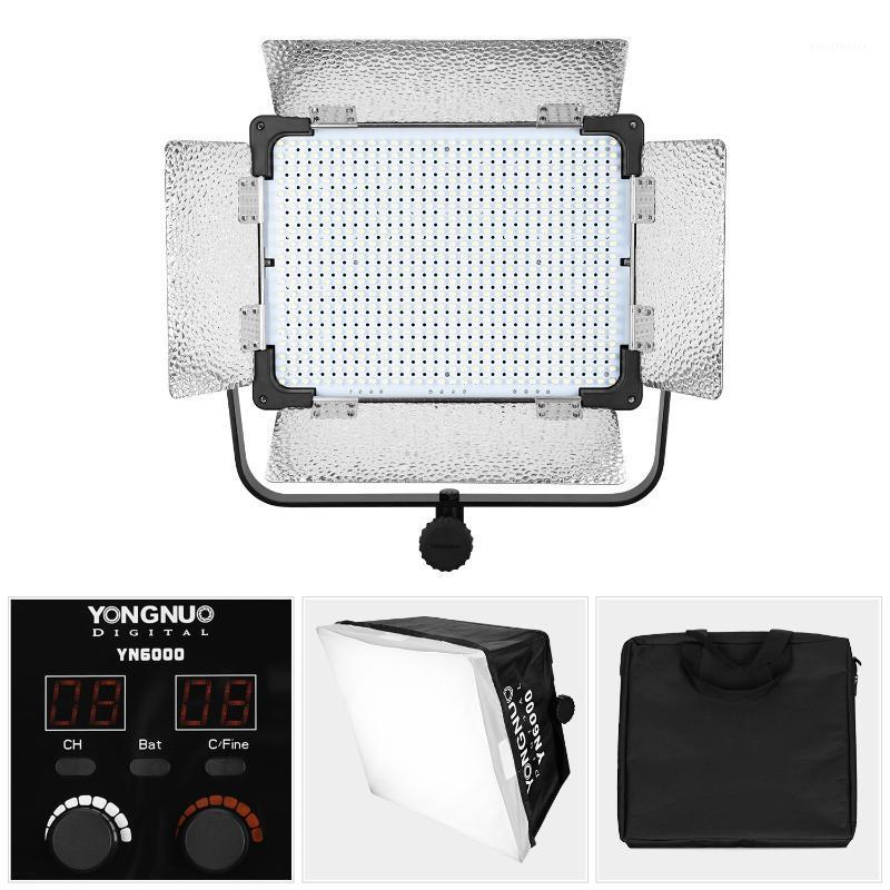 

YONGNUO YN6000 Professional 600 LED Video Lights 5500K Large Board Photography Lamp for Studio Interview Action Static Shooting1
