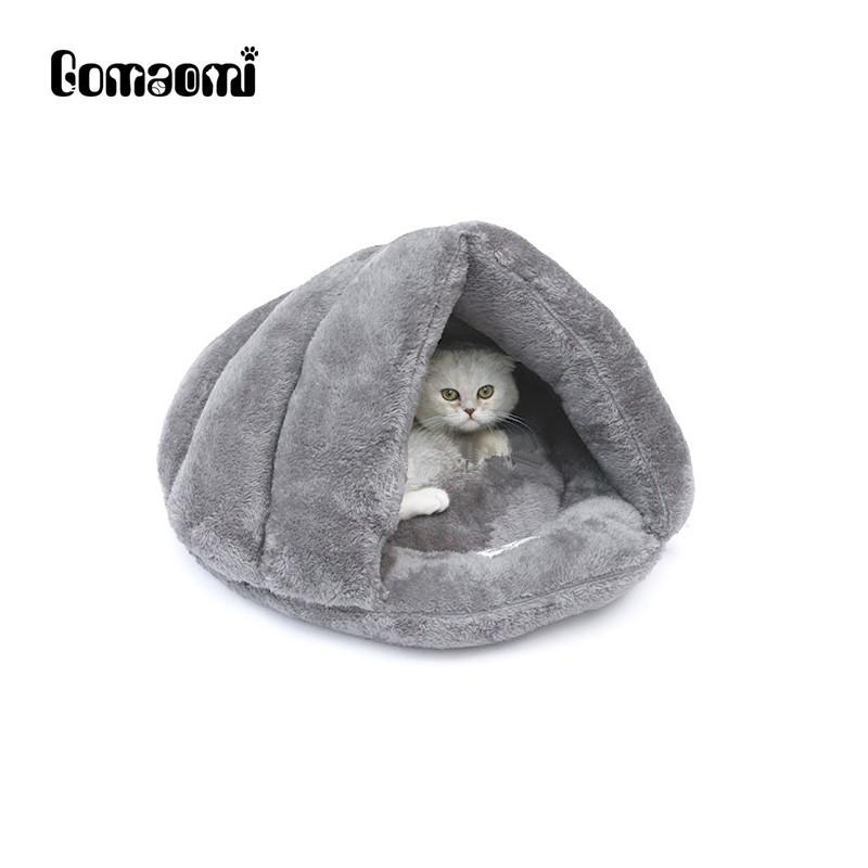 

Gomaomi Cat Bed Pet Products Toys Ball Kennel non-woven Only Cats Gray, Pink, Red Color Sleeping Bag Cat House