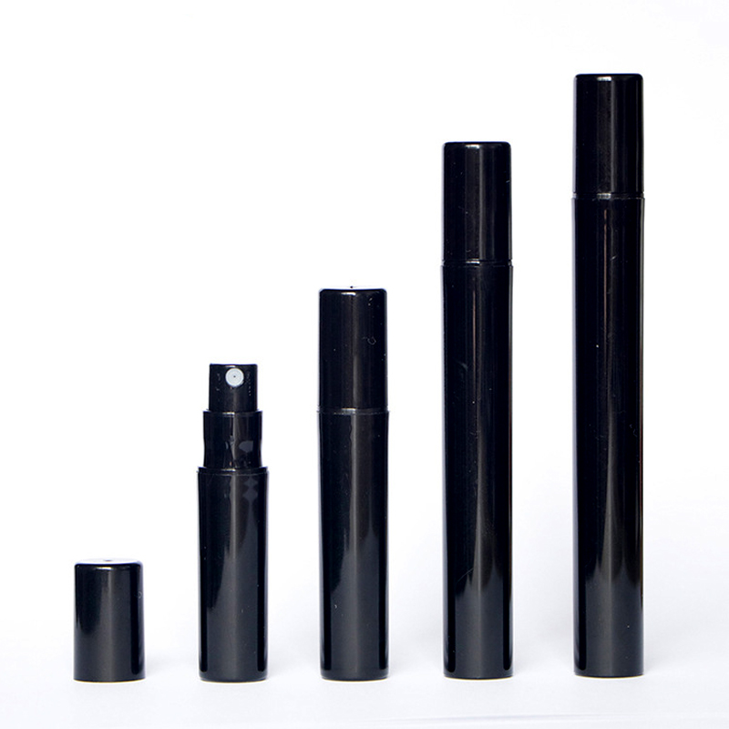 

50Pcs 2ml 3ml 4ml 5ml Empty Perfume Mist Black Spray Plastic Bottle Sample Pen Small Atomizer Sprayer Vial Container