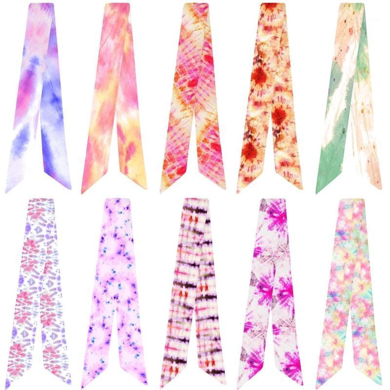 

2020 New Arrivals Scarf Print Silk Scarf Women Small Bag Ribbon Women Hair Ribbons Fashion Handbag Scarves1