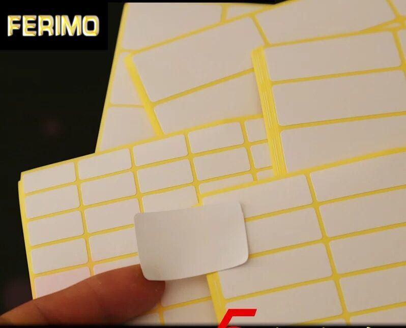 

9*13/25x50mm Small square Self adhesive label office easy writing stick-on label small blank white writing paper sticker
