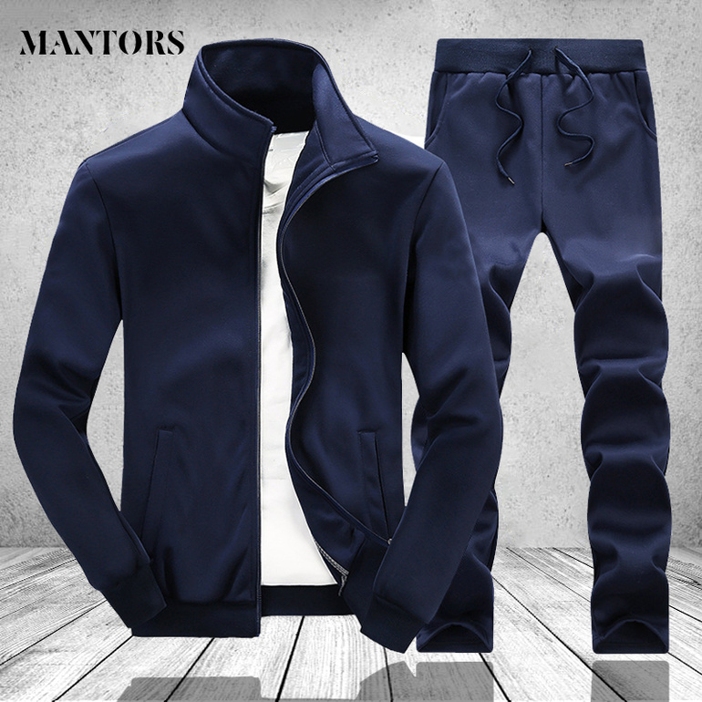 

Men's Sets Fashion Sportswear Tracksuits Sets Men's GYMS Hoodies+Pants Casual Suits Hombre kg-498, Tz48 black