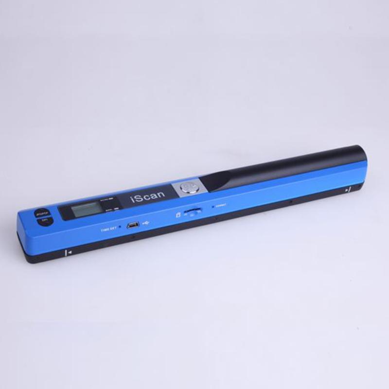 

LCD Display Portable Compact Mini 900DPI Pen Type JPEG/PDF Format USB 2.0 Handheld High Speed Document Scanner