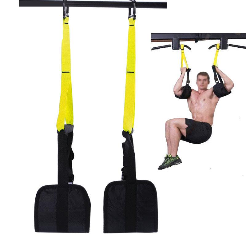 

Fitness Adjustable Hanging Ab Straps with Handle for Pull Up Bar Home Gym Abdominal Muscles Core Strength Training Equipment