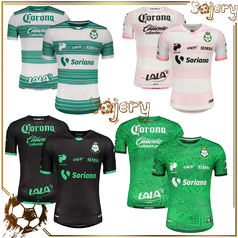 

2021 Santos Laguna Soccer Jersey Home Away Jerseys LIGA MX Club Davila Fulk Dejanini camiseta de fÃºtbol football shirts Thailand Quality, Black;yellow