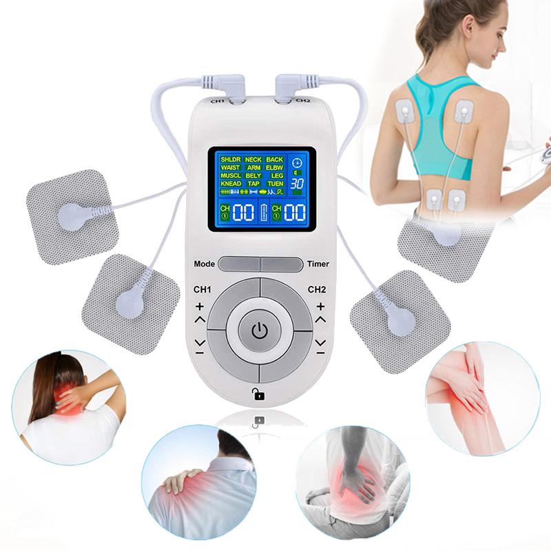 

Tens Machine Massager EMS Electronic Pulse Massager Electrical Nerve Muscle Stimulator Pain Relief Low Frequency Physiotherapy