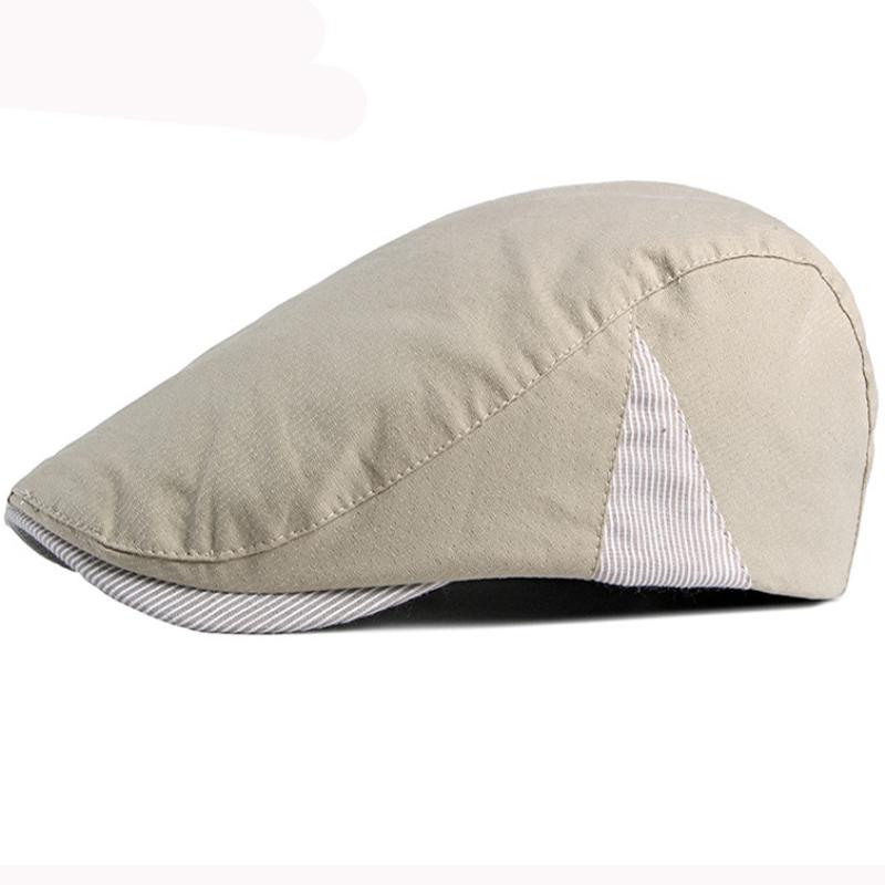 

HT2941 Berets Men Women Cotton Beret Hat Newsboy Ivy Flat Gastby Cap Adjusted Spring Autumn Cap Artist Painter Hat Men Beret, Dark grey