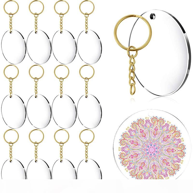 blank round acrylic keychains wholesale