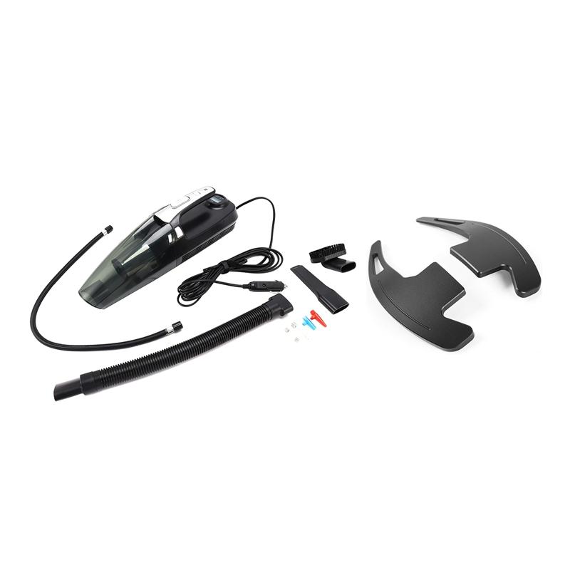 

4 in 1 Car Portable Wet/Dry Auto Vacuum Cleaner 12V 120W 4000Mpa with Steering Wheel Shift Paddle Shifter Trim Cover