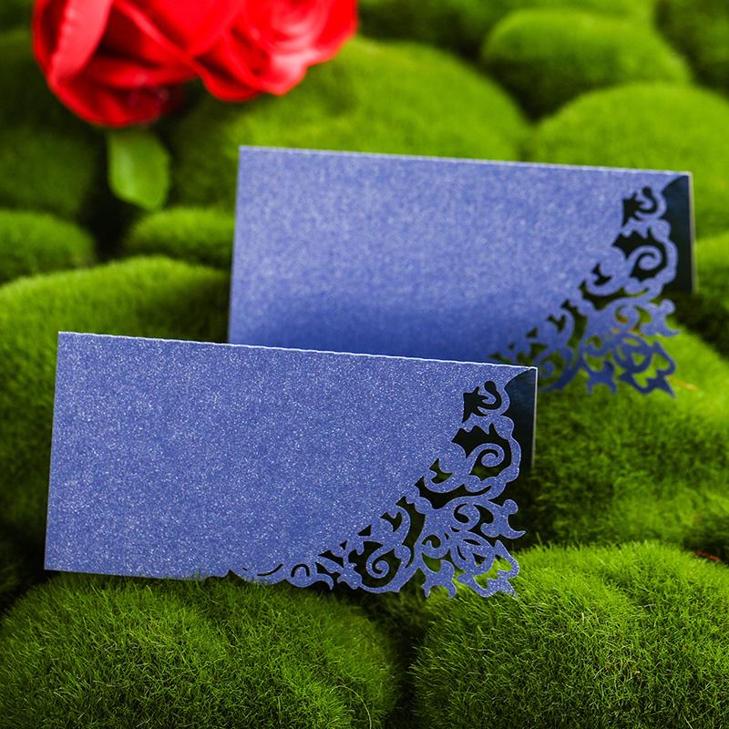

12PCS Wholesale Laser Cut Place Name Card Table High Quality Paper Wedding Decorative Vine Party Favor Seat Cards Souvenirs