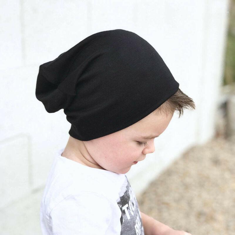 

2020 New Hot Sale Babys Hats Solid Color Striped Print Beanies Winter Warm Infant Girls Boys Cap Beanies Casual Toddler Kids Hat1