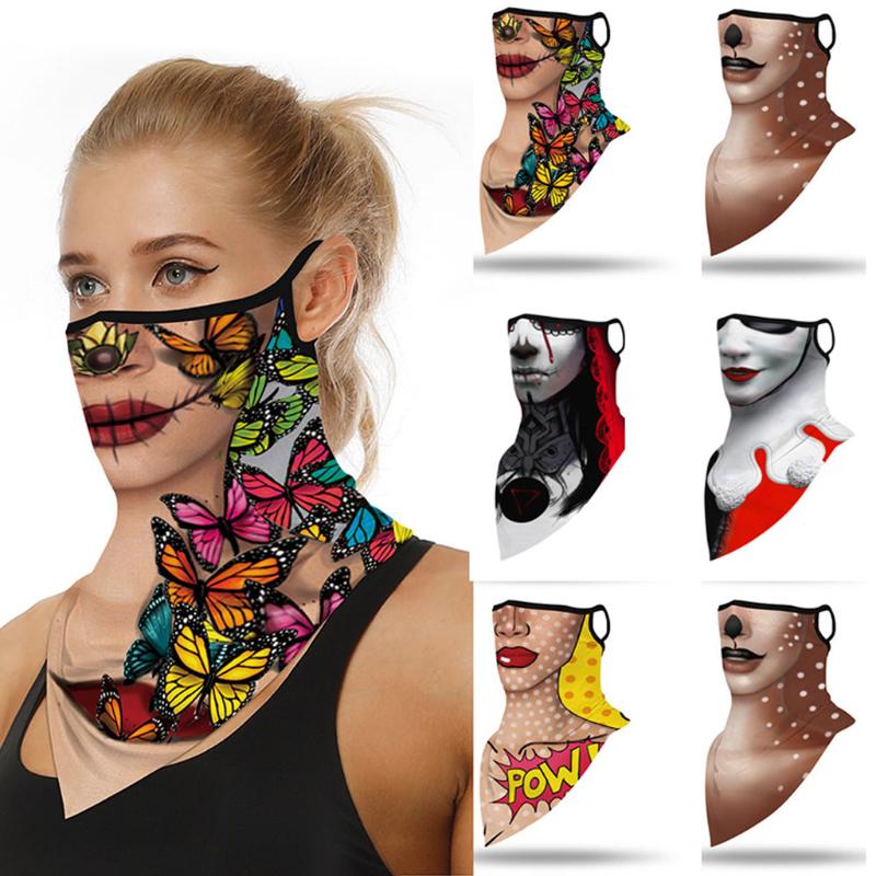 

Ear 25# Scarfs Mask Riding Bandana Seamless Outdoor Printed Sports Hiking Neck Scarf Butterfly Mask Windproof Sunscreen Tube Usckw