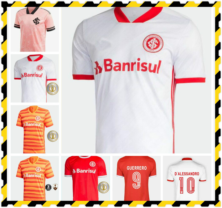 

2020 Club SC Internacional GUERRERO Brasil Octubre Rosa soccer jersey pink N. LOPEZ camisa de futebol football shirt 20 21, Black