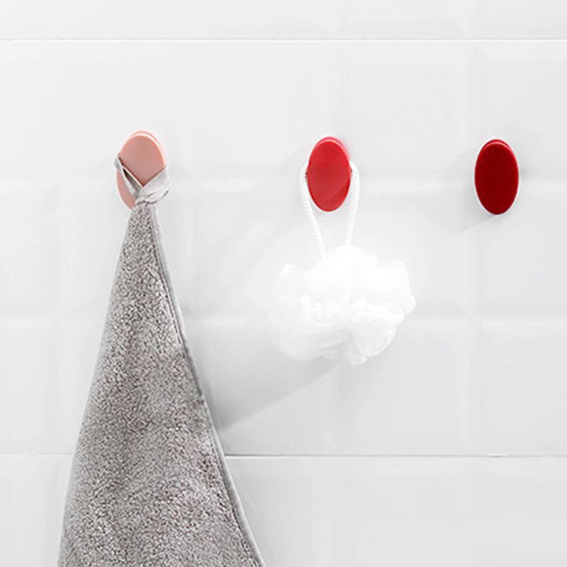 

3pcs/set Durable Bathroom Adhesive Hook Creative Seamless Hook Leaf For Kitchen Bedroom Entrance Home Organization