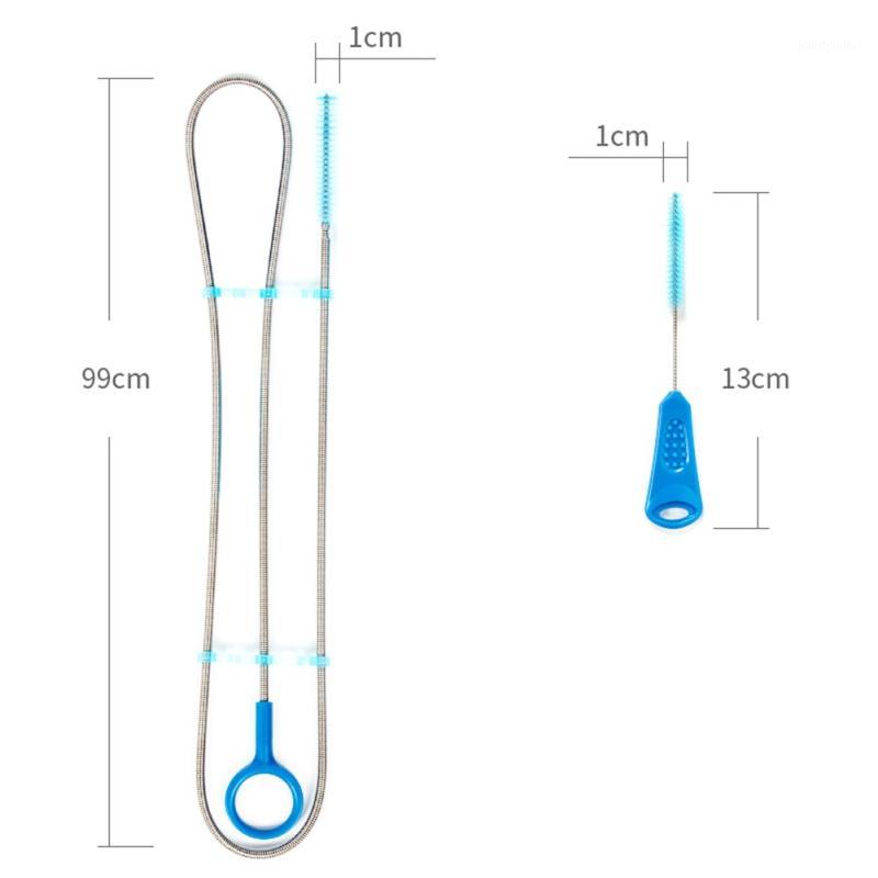 

4Pcs/Pack Water Hydration Bladder Tube Cleaner Brushes Tube Cleaning Kit Water Bladder Bag Cleaning Hose Sucker Brushes c1, Blue