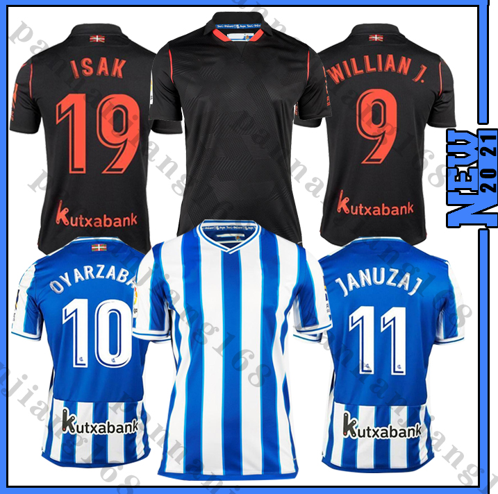 

20/21 Real Sociedad Soccer Jersey 20/21 Royal Society OYARZABA Soccer Shir tHome X.PRIETO CARLOS JUANMI Football uniform sales, 20/21 home