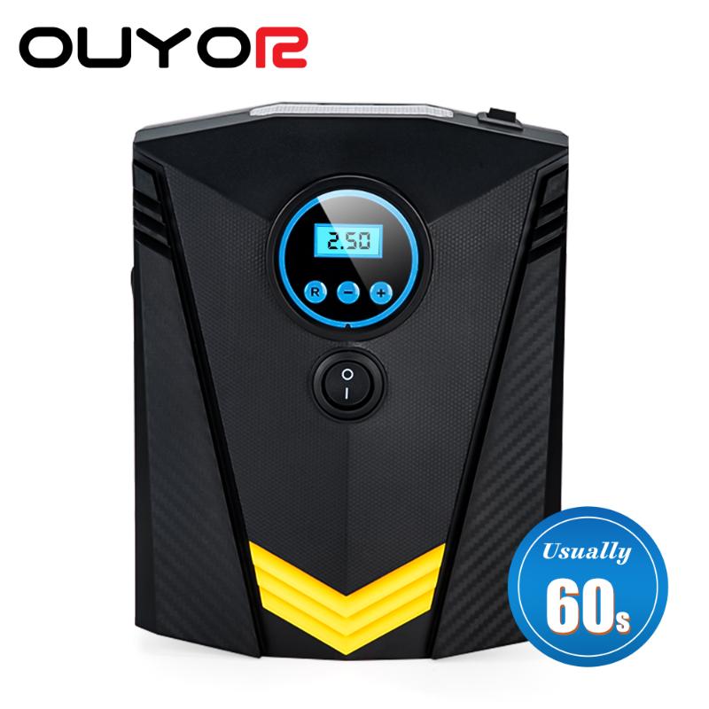 

Car Air Compressor Pump 12V Electric Tire Inflatable Portable Auto Tyre Inflator for Car Motorcycle LED Light Tire Pump