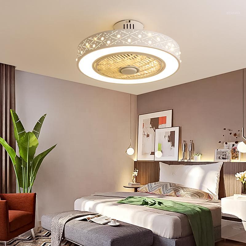 

Modern White Ceiling Fan With LED Light Home Decorative Remote Control Lighting For Bedroom Fan Lamp AC220 Indoor Light Fixtures1