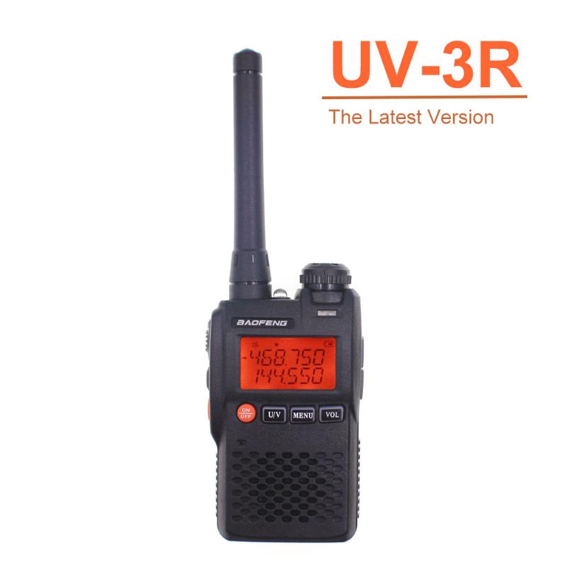 

Baofeng Walkie Talkie Communciator UV-3R 136-174MHz 400-470MHz Mini Dual Band Ham Radio Station