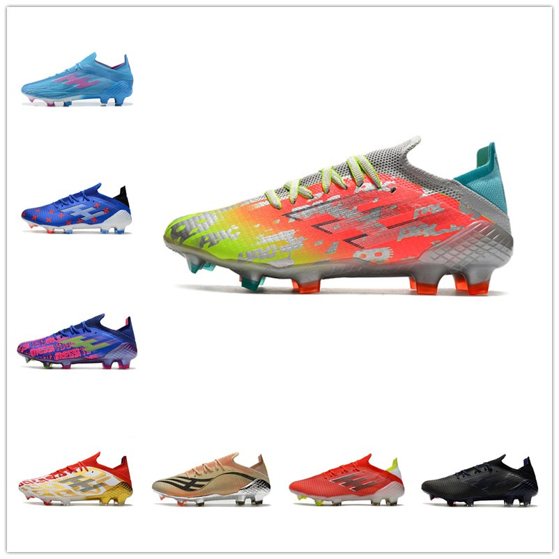 

2021 Mens X Speedflow+ FG RedCore BlackSolar Red Football Shoes World Cup Soccer Boots Electricity Trainer Sport Cleats Botas De Futbol, Color 5
