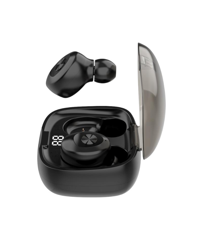 

Xg8 Digital Power Display Led Black Mini Portable In Ear Stereo Tws Bluetooth Earphone Wireless Earbuds, White