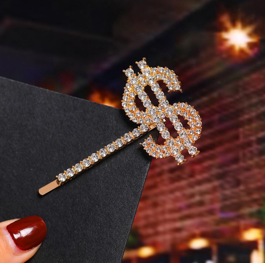 

Gold Silver Plated Shining LOVE SEXY Letter Hairpins Hair Clips for Girls Styling Tool Hairgrip Diamond Barrette Women Hair Accessories DHL