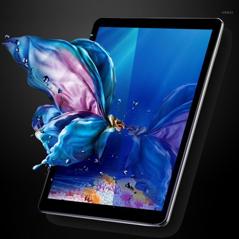 

New Design 2.5D Tempered Glass 10 inch Youtube/Skype/New Google Play 10 inch tablet PC 3G Android 7.0 32G ROM Tablet 10.1+Gifts1, White
