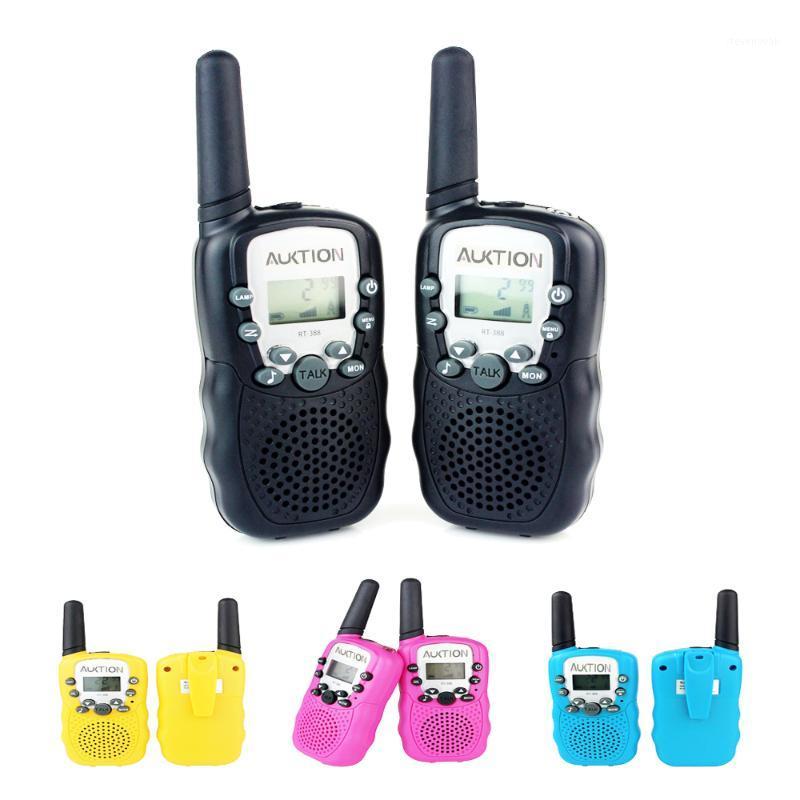 

T-388 Mini Walkie Talkie UHF 462.550-467.7125MHz Two-way Radios 0.5W 22CH For Kid Children LCD Display A0762Z (A Pair)1