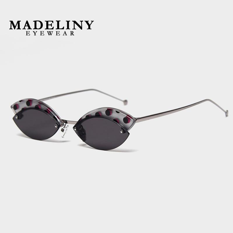 

Sunglasses MADELINY Retro Cat Eye Small Frame Women Personality Brand Design Sun Glasses Female Vintage Eyeglasses UV400 MA719