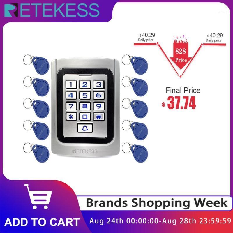 

Retekess T-AC04 Keypad Door Access Control IP68 Waterproof Metal case Silicon Security Entry Door Reader RFID 125Khz EM Card1