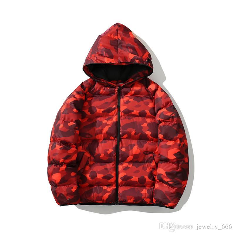 

New Fashion Men's Down Jacket Stylist Shark Hoodie coat Men's High Quality Casual Green Blue Wholesale coats Size M, Not for sale products/no ship