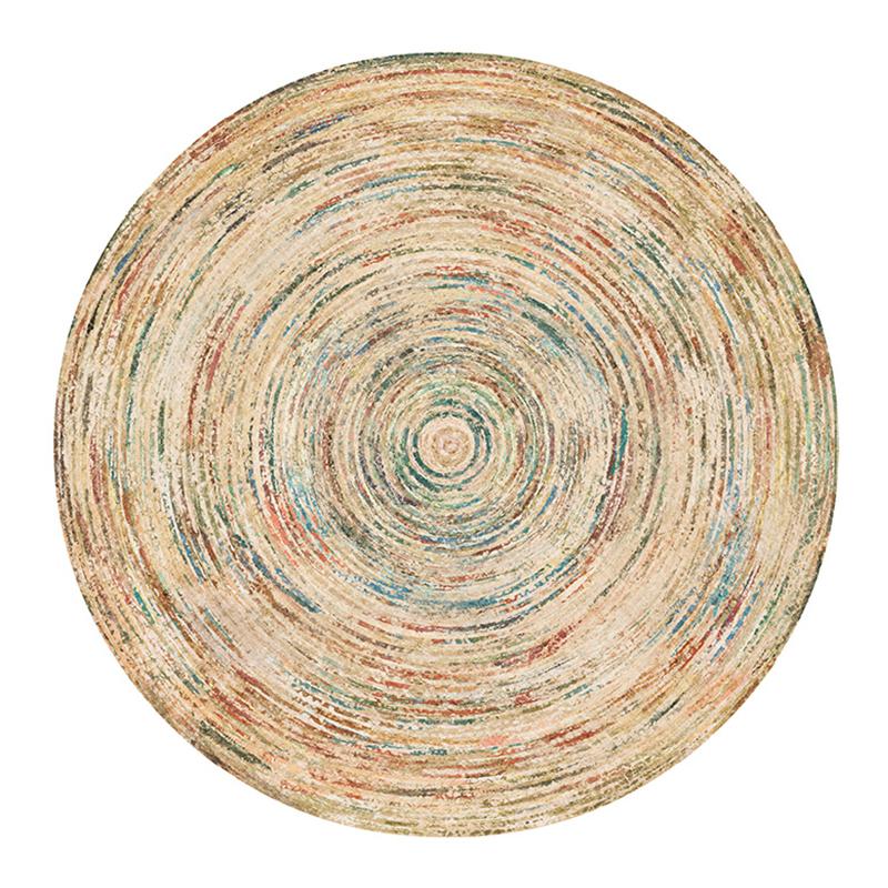 

Ethnic Geometric Soft Round Carpet For Living Room Floral Flower Floor Door Chair Baby Play Mat Pad Parlor Bedroom Area Rugs