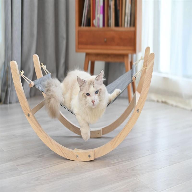 

Pet rocking chair Cat hammock Small dog hanging basket swinging stage1