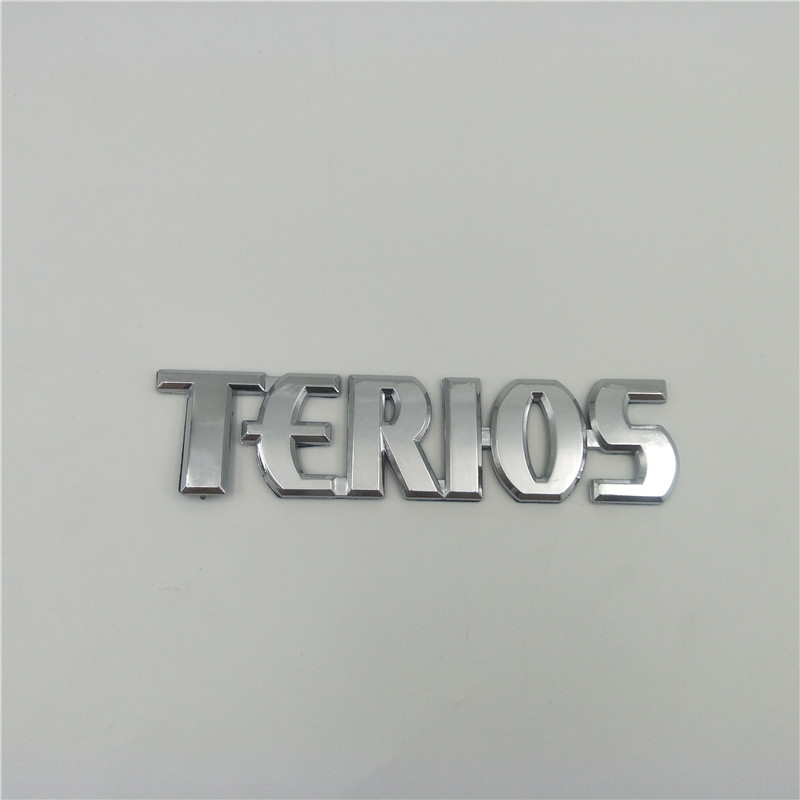 

For Toyota Terios Emblem Sticker Rear Trunk Tailgate Logo Decals