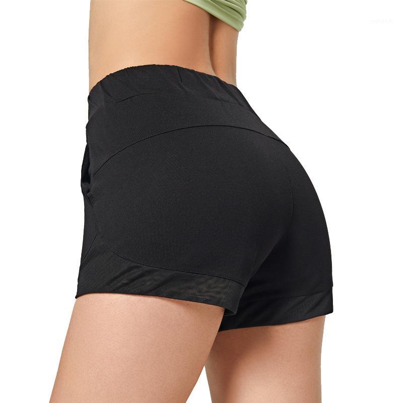 

2020 Summer Women Yoga shorts Runing sportswear fitness seamless joggers Athletic Push up gym clothes High Waist shorts1, Black
