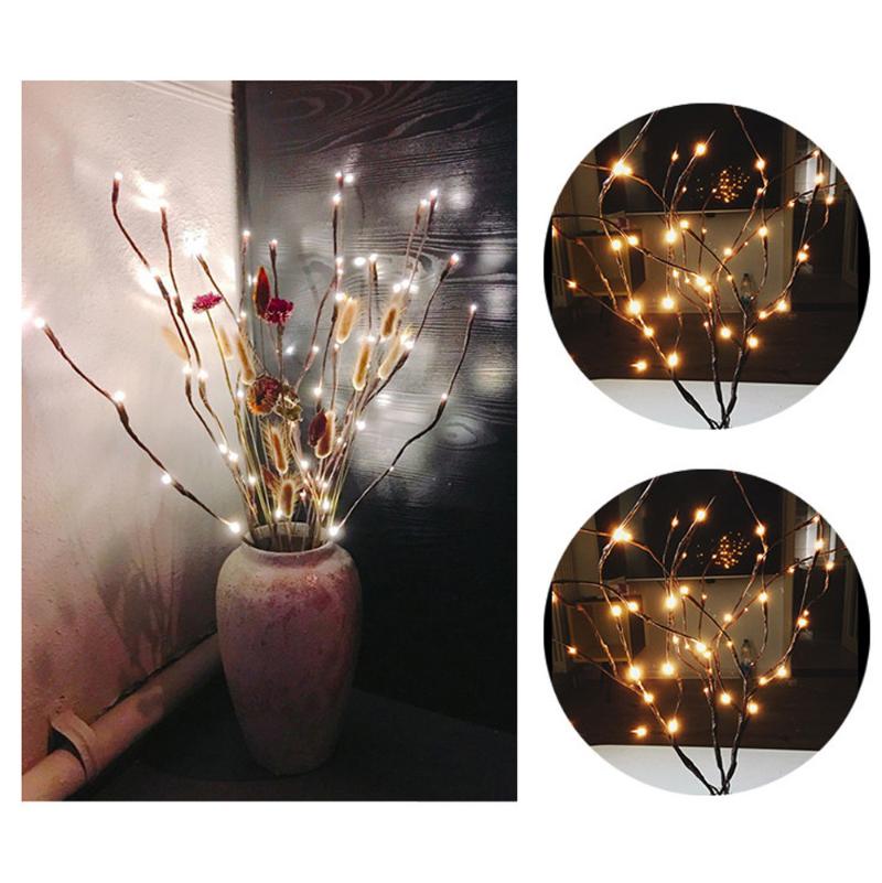 

New year LED Willow Branch Lamp Floral Lights 20 Bulbs Home wedding Christmas Party Garden Decor Christmas Birthday Gift gifts