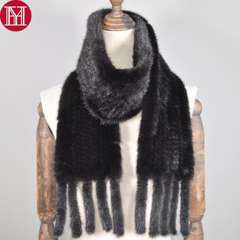 

Long Style Women Real Scarf Genuine Real Scarfs Warm Soft Handmade Quality Knitted Shawl Scarves