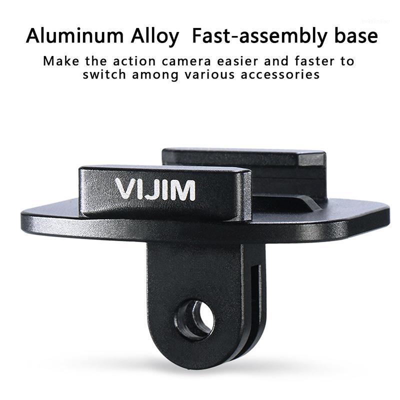 

VIJIM GP-2 Quik Release Plate for Action Cameras Aluminum Quick Install Base for DJI Osmo Action SJCAM Sport Camera1