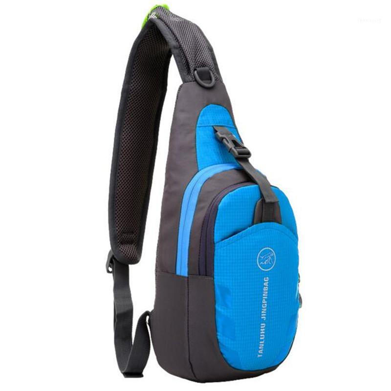 

Hot Women Chest package High Quality Waterproof Nylon Casual Travel Handbags Camouflage Shoulder Bags1, Sky blue