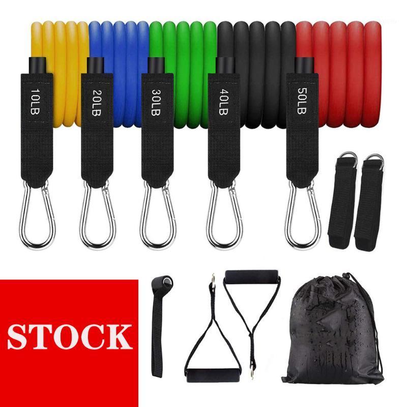 

Latex Resistance Bands Set Muscle Exercise Natural Latex Bands Door Anchor Handles Fitness Home Pull Rope Training Exercise1