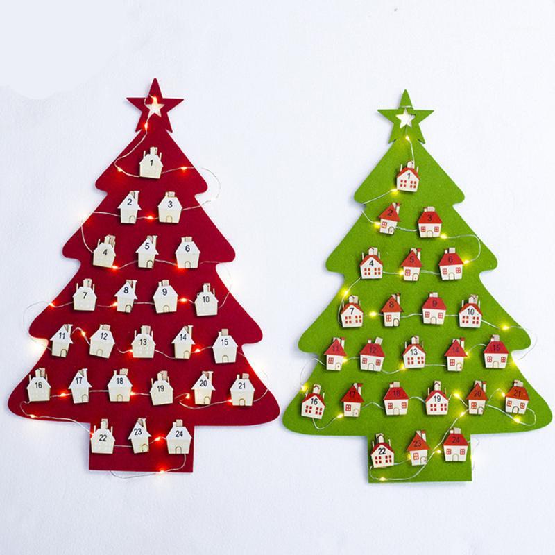 

Calendar Home Decoration Hotel Lobby LED Lights Countdown Party Christmas Tree Hanging Decorations1
