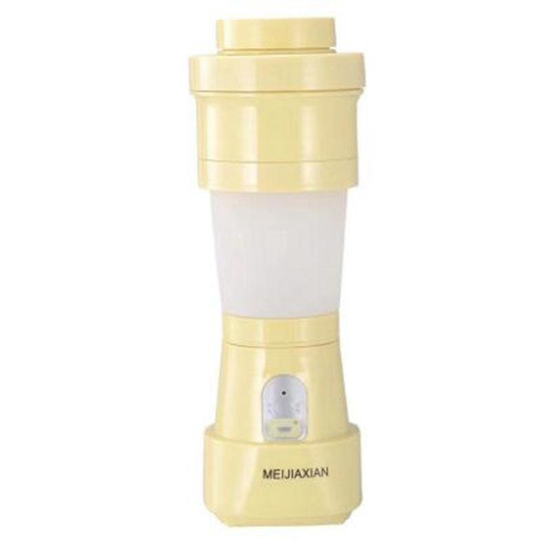 

Folding Juice Blender Portable USB Juicer Cup Mixing Machine Baby Fruit Mixer Kitchen Tool Yellow