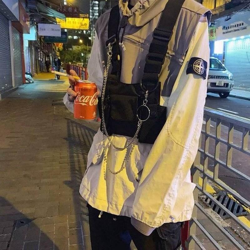 

vest Outdoor chest rig Tactical Vest black Chest Front Pack Pouch Holster Rig Carry for Two Way Radio Baofeng Walkie1